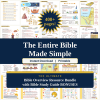 The Entire Bible Made Simple — Complete Faith Library (Printable + Digital PDF)
