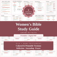Women's Bible Study Guide — Grow in Faith (Printable + Digital PDF)