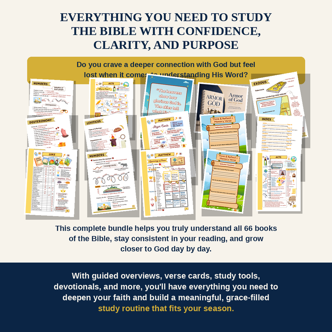The Entire Bible Made Simple — Complete Faith Library (Printable + Digital PDF)