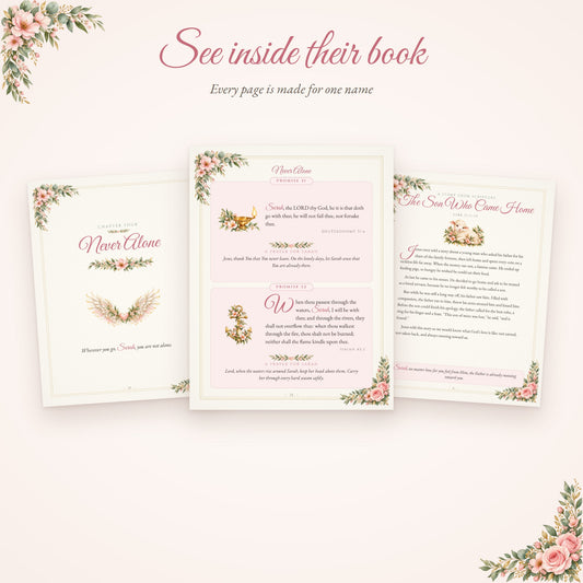 God's Promises for Your Loved One – Personalized Scripture Book