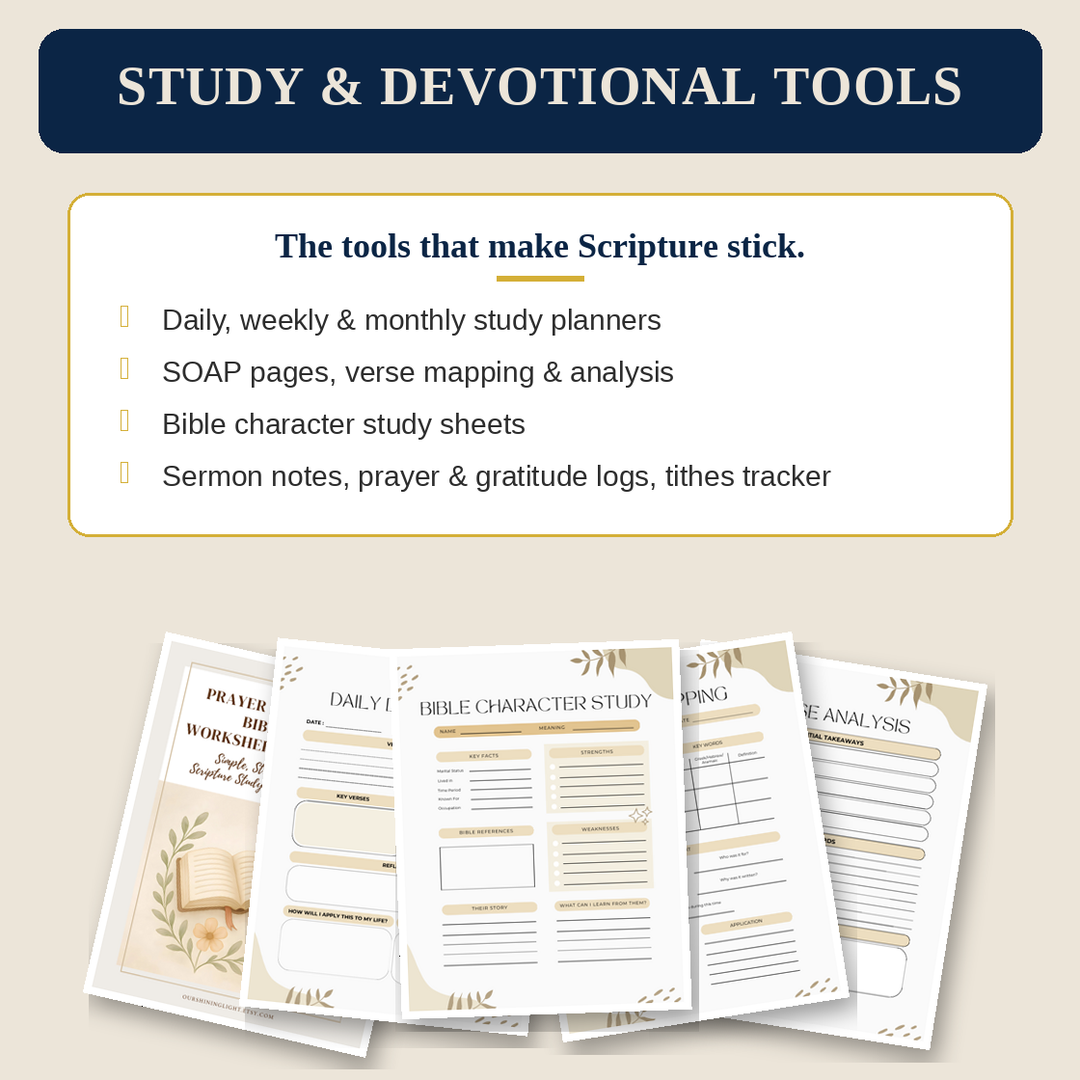 The Entire Bible Made Simple — Complete Faith Library (Printable + Digital PDF)