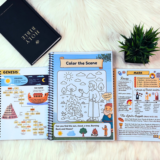 Kids Faith Starter Bundle — 3 Bible Books to Build a Lifetime of Faith (Digital PDF)