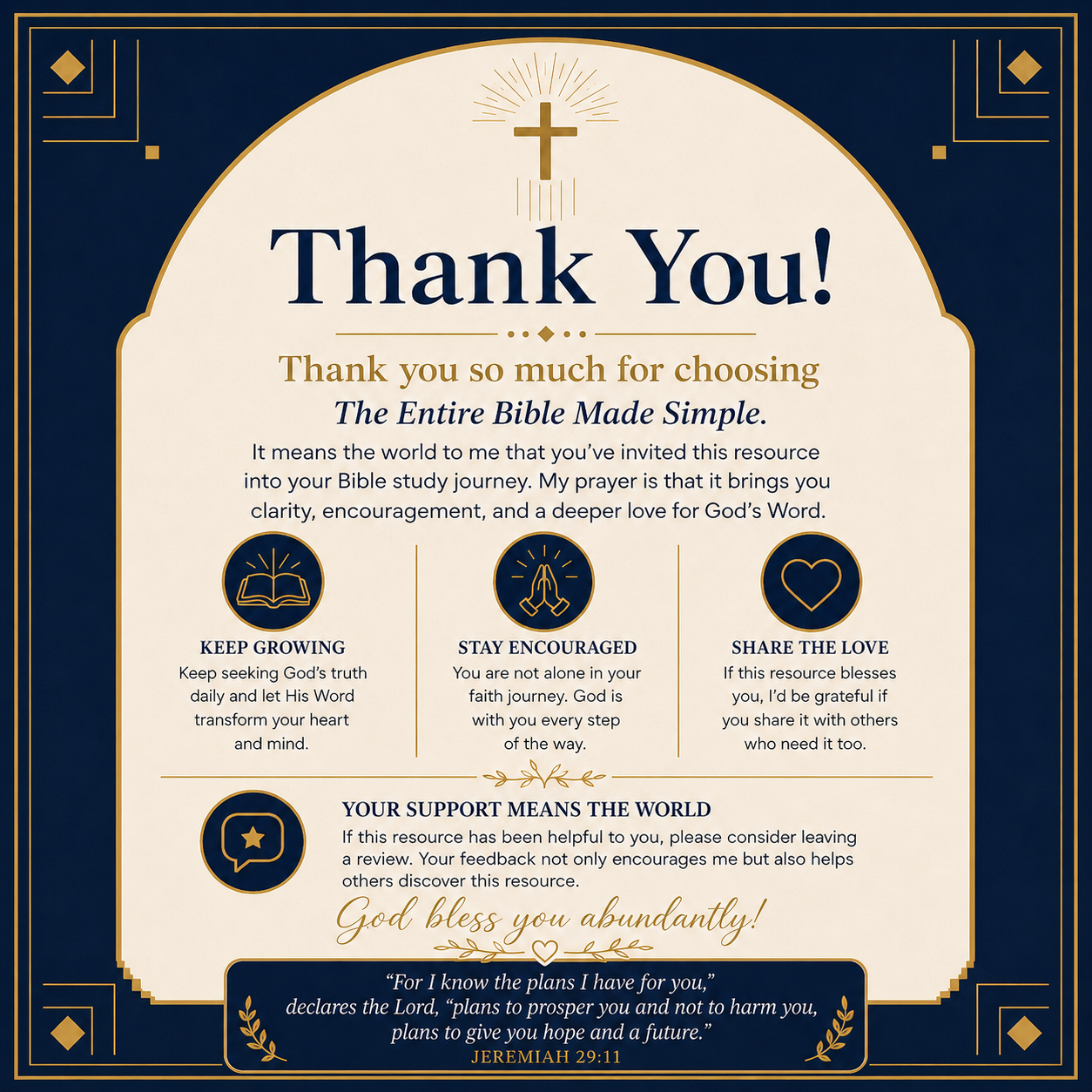 The Entire Bible Made Simple — Complete Faith Library (Printable + Digital PDF)