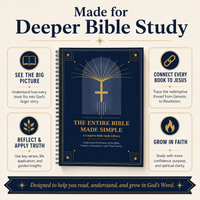 The Entire Bible Made Simple — Complete Faith Library (Printable + Digital PDF)