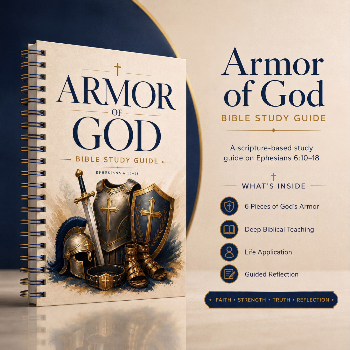 Armor of God Bible Study Guide — Stand Strong in Faith (Printable + Digital PDF)