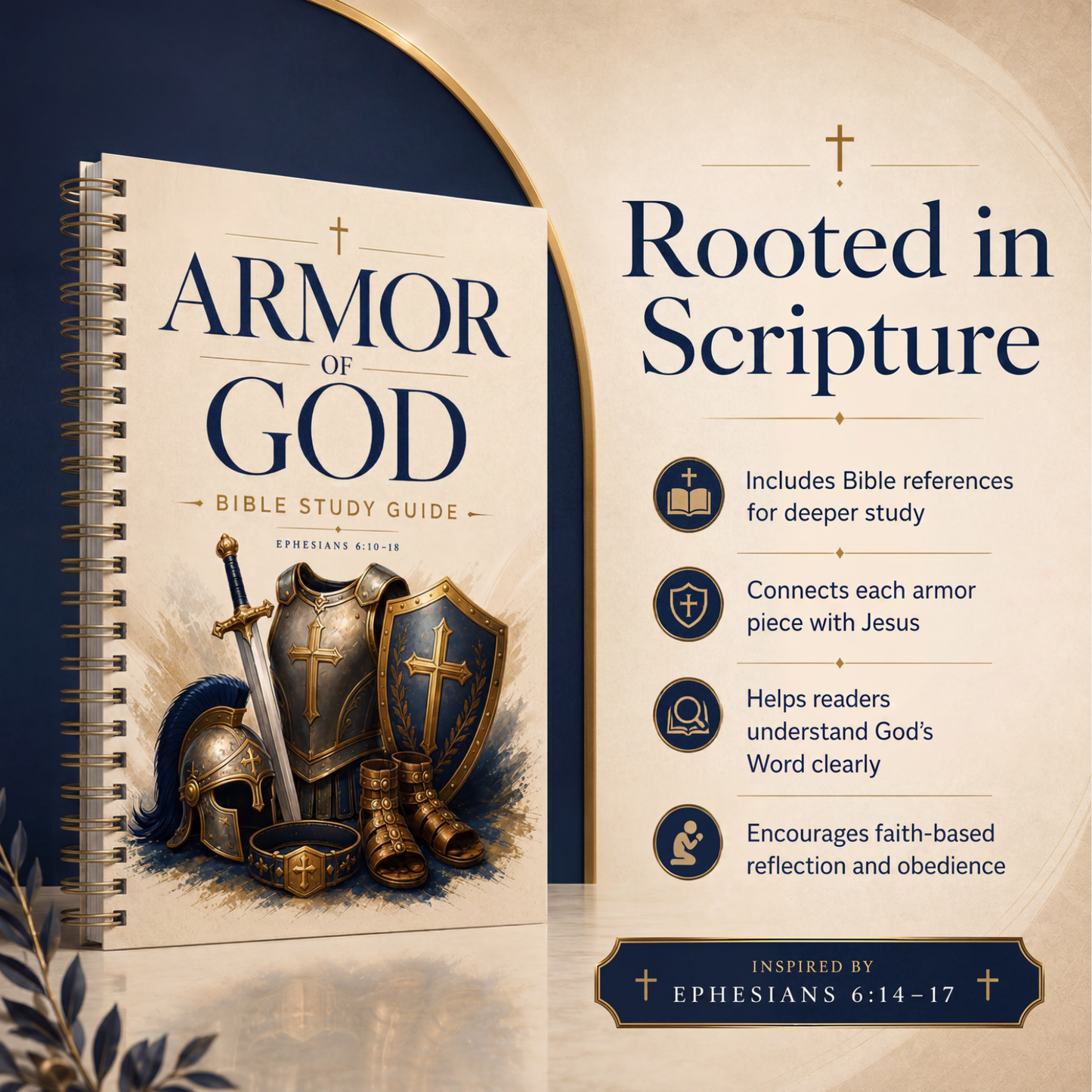 Armor of God Bible Study Guide — Stand Strong in Faith (Printable + Digital PDF)