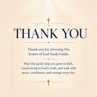 Armor of God Bible Study Guide — Stand Strong in Faith (Printable + Digital PDF)