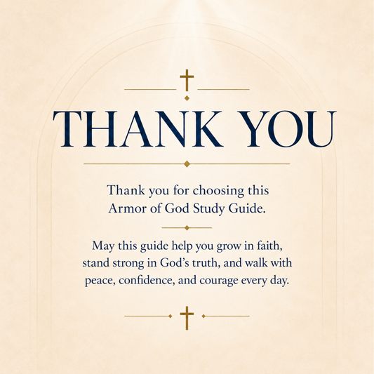 Armor of God Bible Study Guide — Stand Strong in Faith (Printable + Digital PDF)