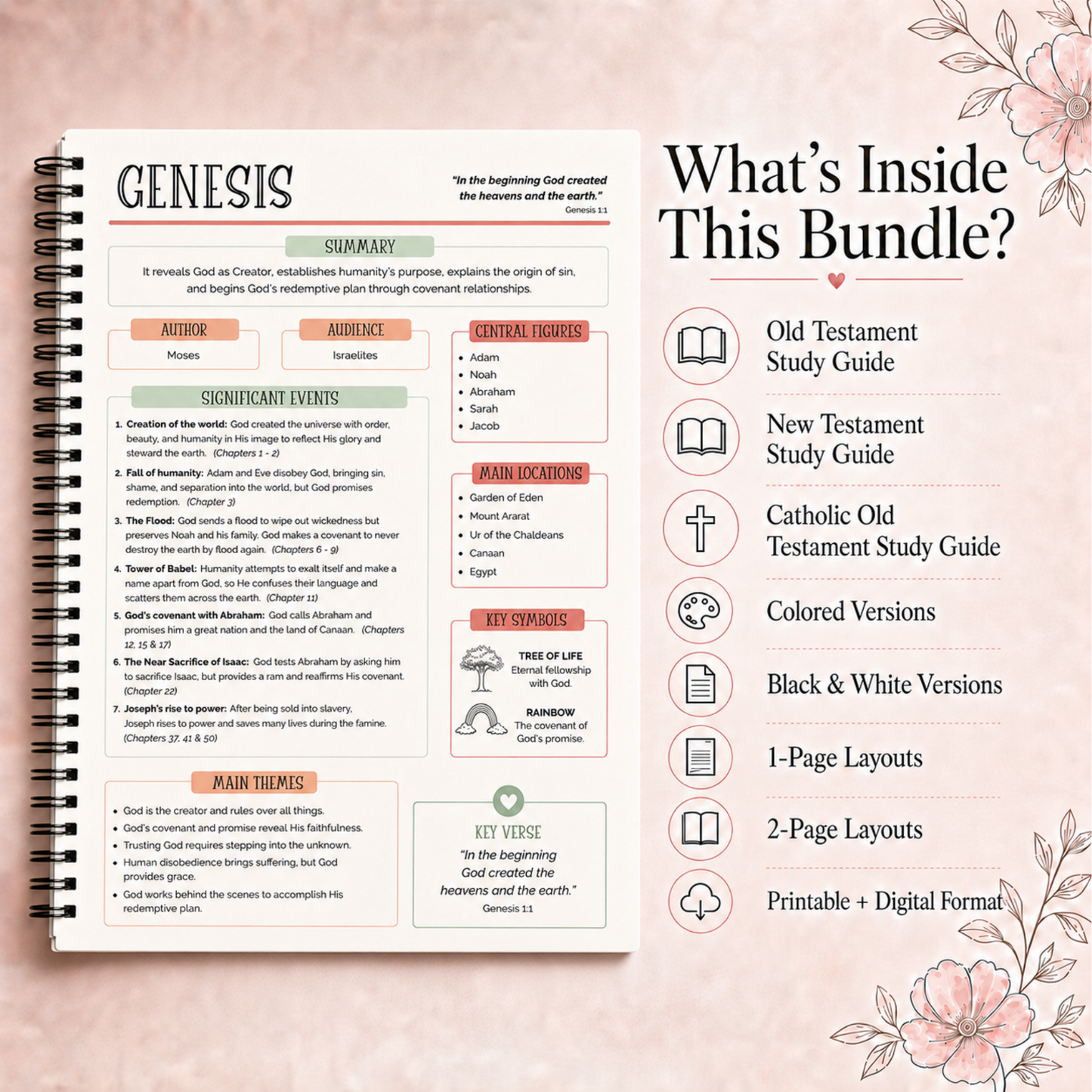 Women's Bible Study Guide — Grow in Faith (Printable + Digital PDF)