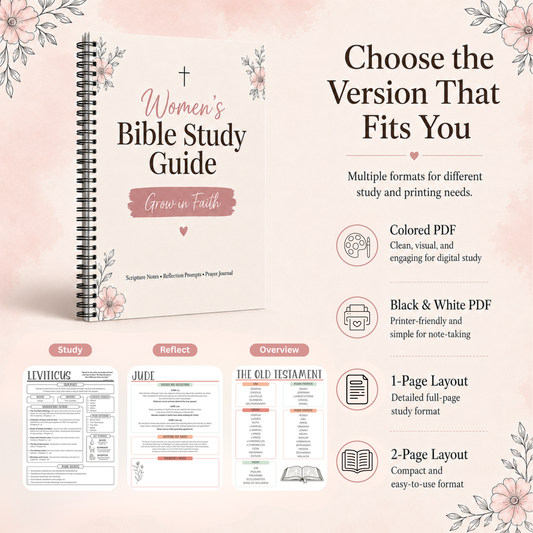Women's Bible Study Guide - Grow in Faith